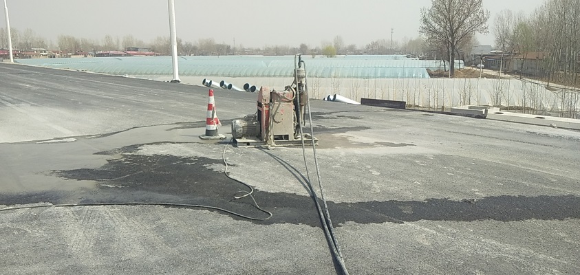 安福道路回填土下沉注浆